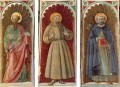 Sts Paul Francis et Jérôme début de la Renaissance Paolo Uccello